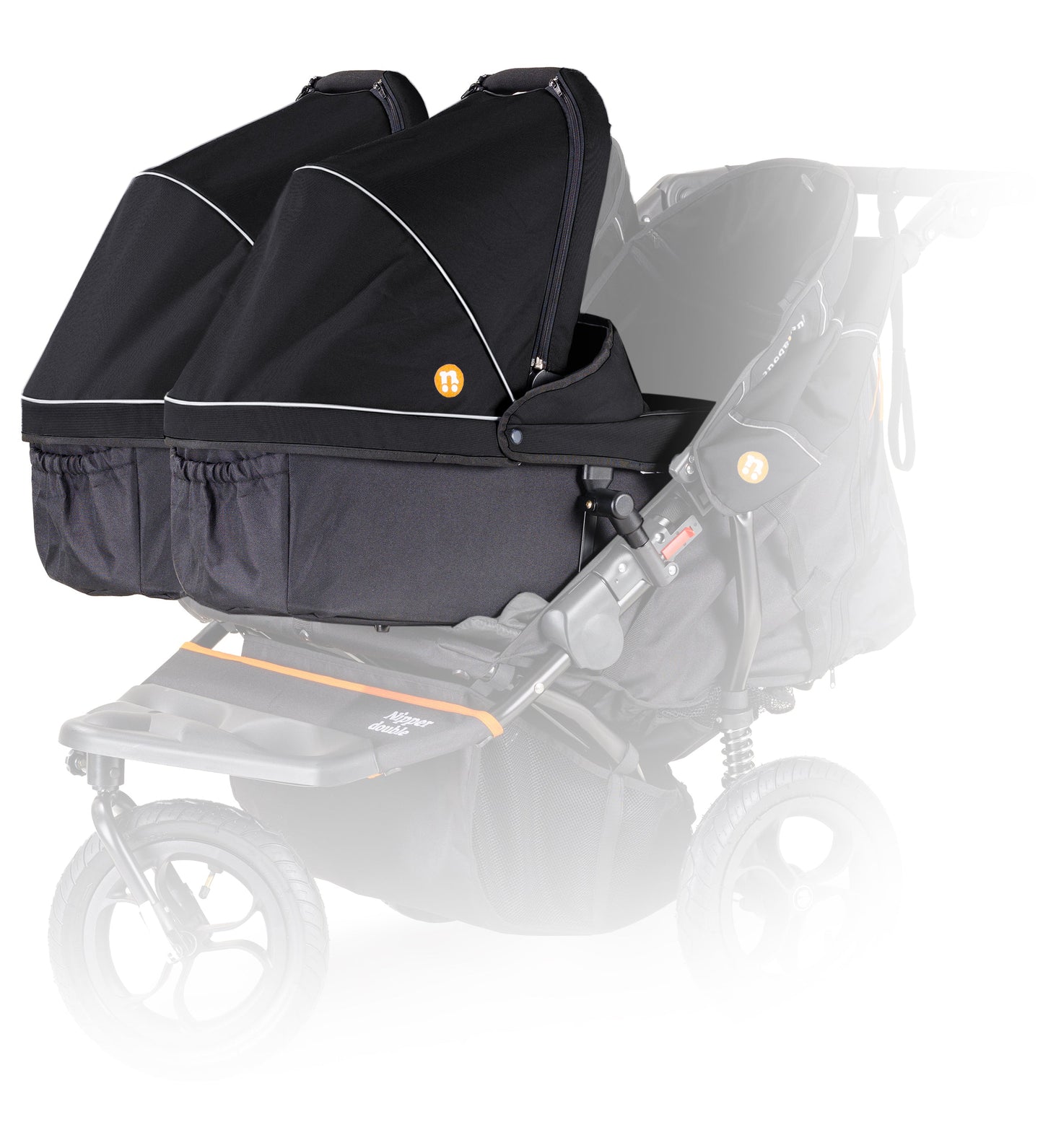 Out n About Nipper V6 Twin Bundle in Summit Black