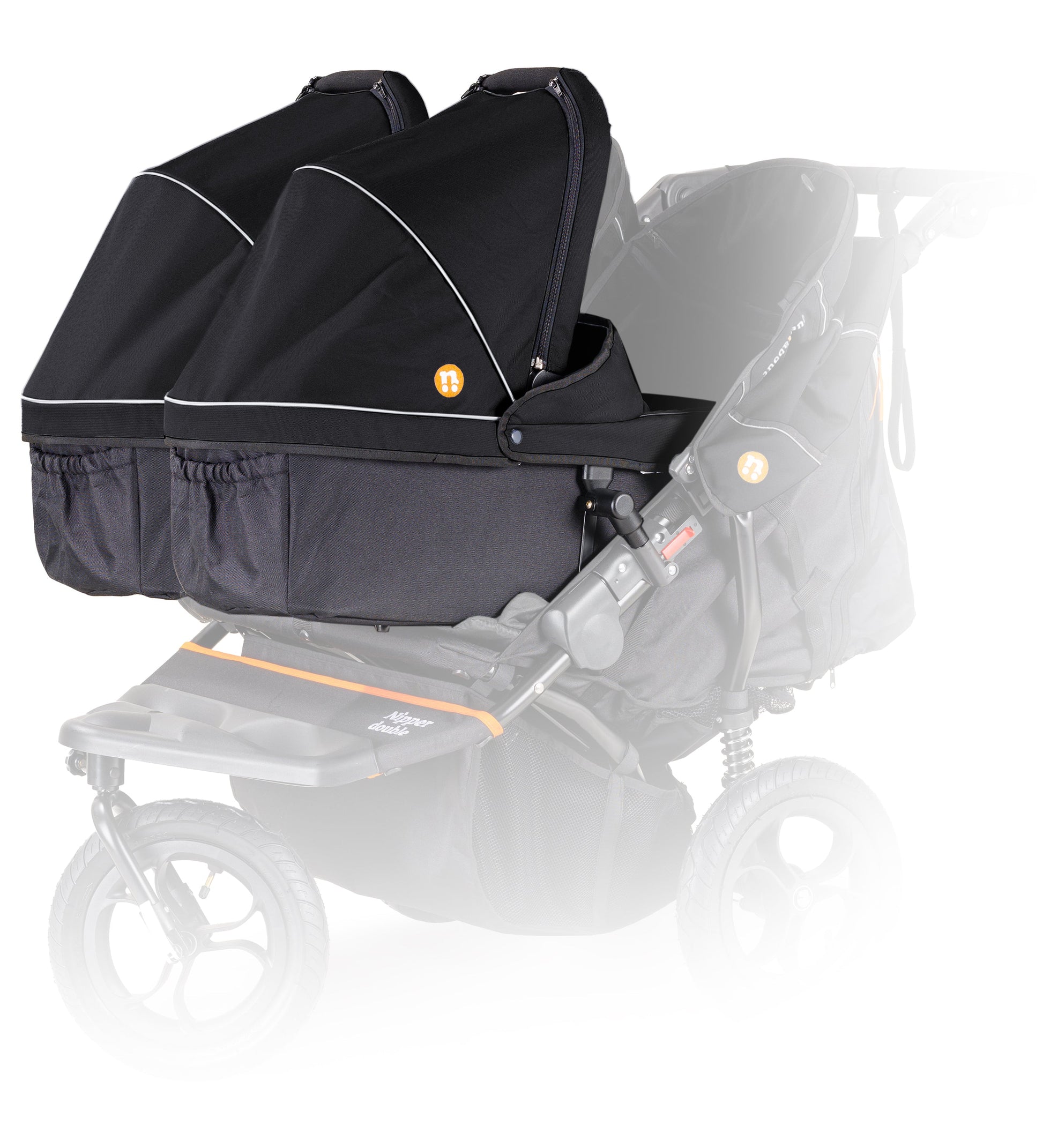 Out n About Nipper V6 Twin Bundle in Summit Black