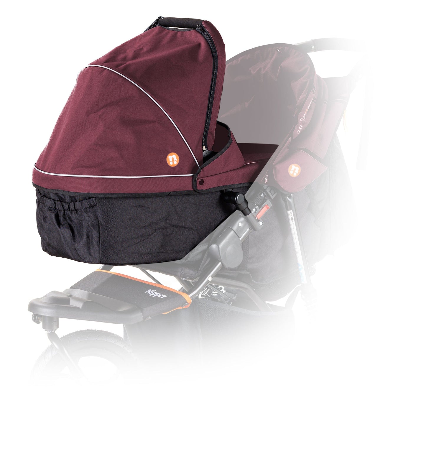 Out n About Nipper V6 Single Newborn Bundle in Brambleberry red 
