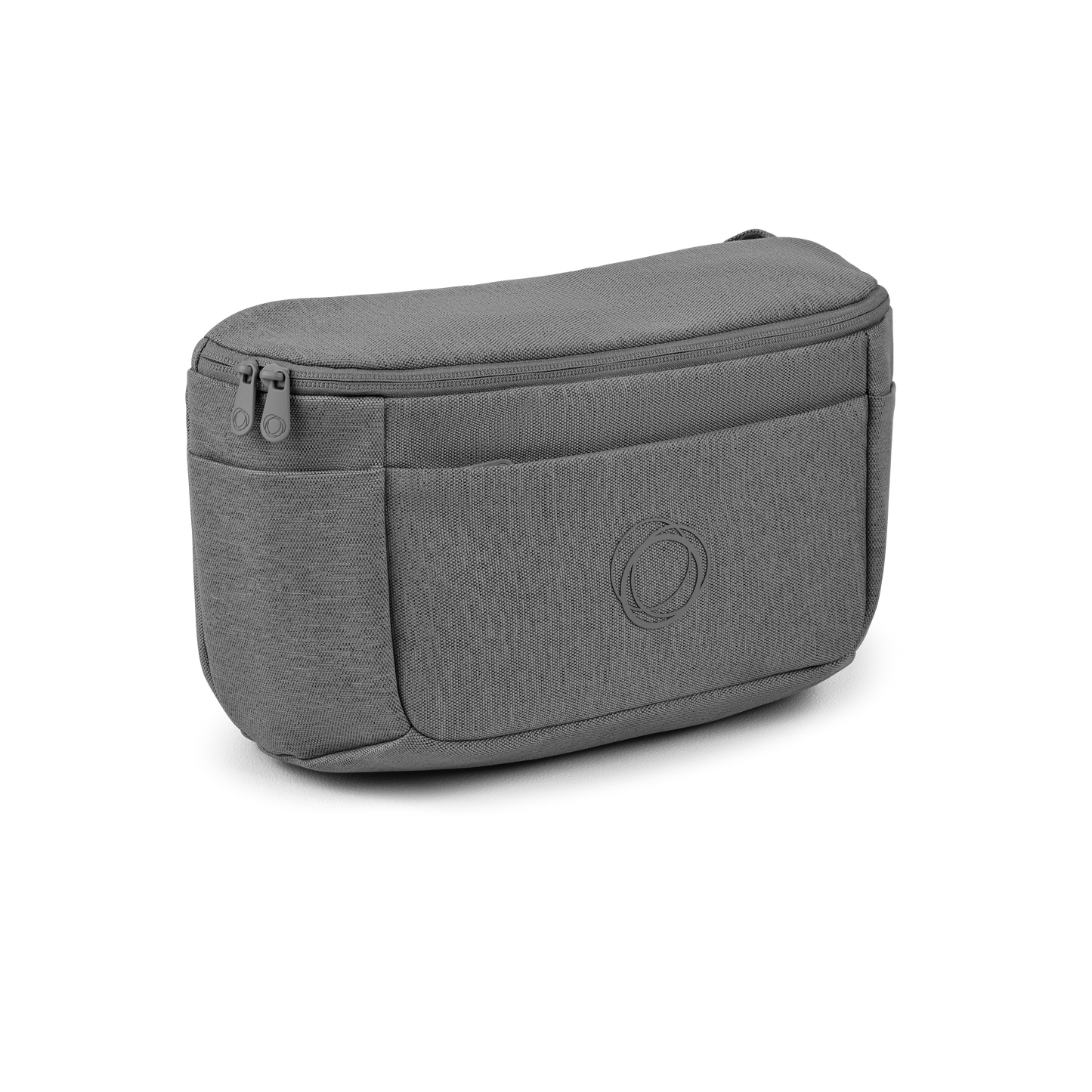 Bugaboo organiser bag for pushchair in moon grey colourway.