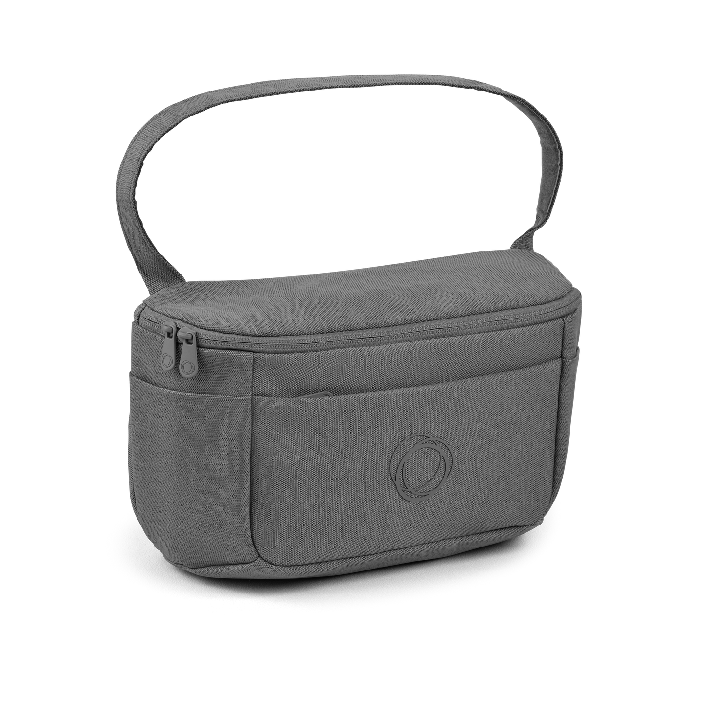 Bugaboo organiser bag for pushchair in moon grey colourway.