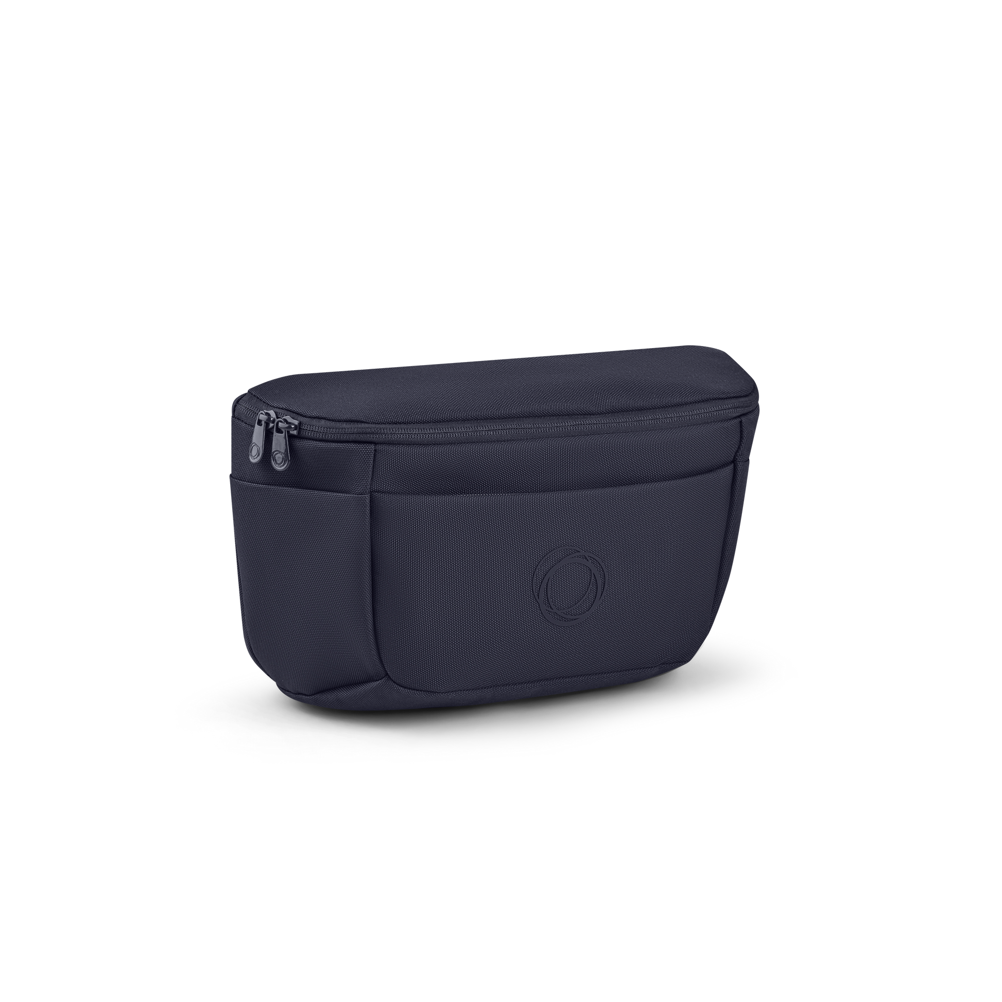 Bugaboo organiser bag for pushchair in deep indigo blue colourway.
