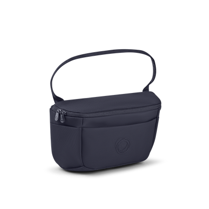 Bugaboo organiser bag for pushchair in deep indigo blue colourway.