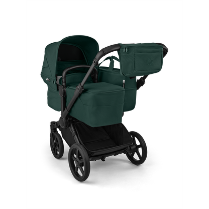 Bugaboo organiser bag for pushchair in fern green colourway.
