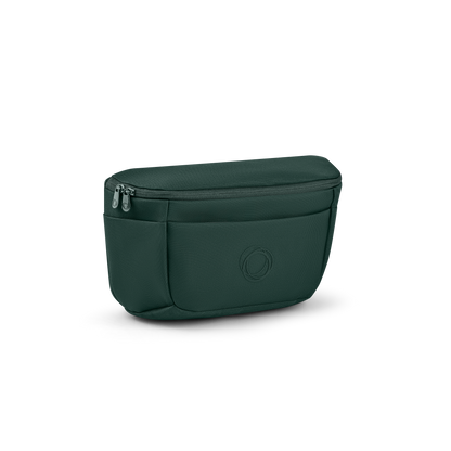 Bugaboo organiser bag for pushchair in fern green colourway.