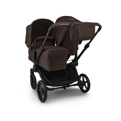 Bugaboo organiser bag for pushchair in cocoa brown colourway.