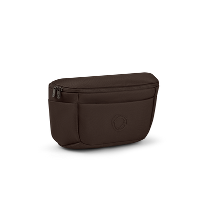 Bugaboo donkey double pushchair and accessories in cocoa brown.