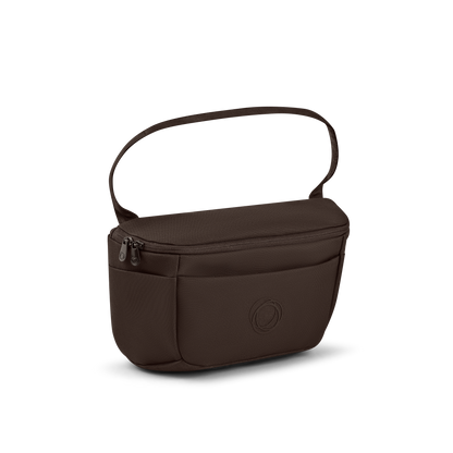 Bugaboo organiser bag for pushchair in cocoa brown colourway.