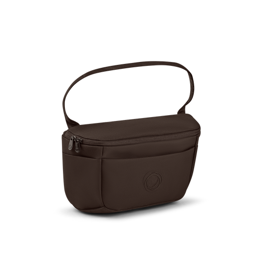 Bugaboo organiser bag for pushchair in cocoa brown colourway.
