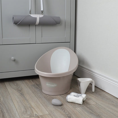 Shnuggle bath in Taupe