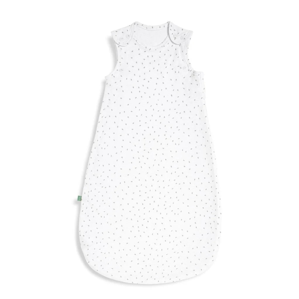 Cotton 1 tog sleep bag in a White Rice print.